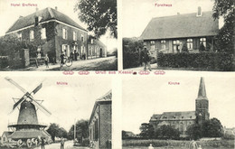 KESSEL, Goch, Hotel Stoffelen, Forsthaus, Mühle, Kirche (1909) AK - Goch