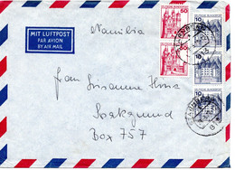 57609 - Bund - 1979 - 2@50Pfg. B&S MiF A LpBf STARNBERG -> Namibia - Cartas & Documentos