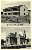PFALZDORF, Goch, St. Martin-Schule, Kath. Kirche (1950s) AK - Goch