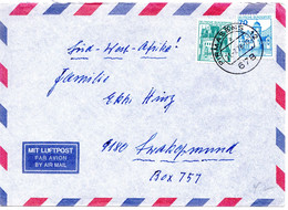 57611 - Bund - 1978 - 70Pfg. B&S MiF A LpBf PIRMASENS -> Suedwestafrika - Lettres & Documents