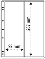 PRINZ 8032 ProFil 100 Albenblätter, Transparent, 2-Streifen - Other & Unclassified