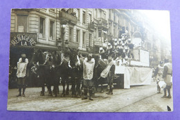 Stoet Colonial Thv La Menagere. .Carnaval ? France ? Belgique?  Carte Photo Ministreel - Photographs