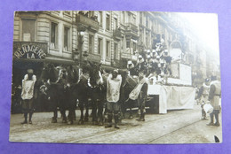 Stoet Colonial Thv La Menagere. .Carnaval ? France ? Belgique?  Carte Photo Ministreel - Fotografie