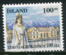 ICELAND 1997 Reykjavik Theatre Centenary MNH / **.  Michel 875 - Ongebruikt