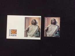 2022 Pofis 760 ** Les 2 Timbres Dentelé + Auto-adhésif Pâques Peinture XIX° S. De Bohun L’ascension Du Christ - Nuovi