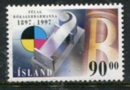 ICELAND 1997 Graphic Association Centenary MNH / **.  Michel 874 - Nuevos