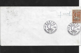 Lettre D'andorre Francais De 1966 En Premier Jour Avec Le N°178 - Brieven En Documenten