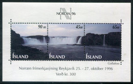 ICELAND 1996 Stamp Day - NORDIA '96 Block MNH / **.  Michel Block 19 - Ungebraucht