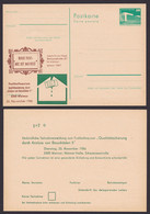 P 84 C 150 "Mauerwerksbau", 1986, Beidseitiger Zudruck, Ungebraucht - Cartes Postales - Neuves