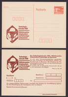 P 86 I C 25 "Technologiekalender", 1986, Beidseitiger Zudruck, Ungebraucht - Cartes Postales - Neuves