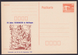 P 86 II C 66 "Feininger In Mellingen", 1989, Ungebraucht - Cartes Postales - Neuves