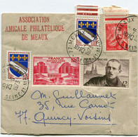 FRANCE BANDE-JOURNAUX DE " L'ASSOCIATION AMICALE PHILATELIQUE DE MEAUX " DEPART MEAUX 25-6-1973 SEINE-ET-MARNE POUR.... - Bandas Para Periodicos