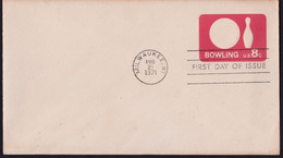 USA 8c Bowling - FDI Unaddressed @D4861 - 1961-80