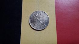 BELGIQUE LEOPOLD II SUPERBE 1 FRANC 1867 ARGENT/ZILVER/SILBER/SILVER COTE 4-20-100-200€ - 1 Frank