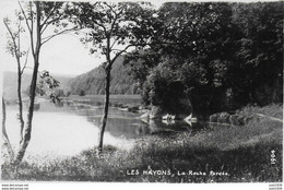 LES HAYONS ..-- AUBY ..--  La Roche Percée . 1947 Vers VERVIERS ( Mr Mme MOXHET ) . Voir Verso . - Bouillon