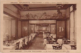 REF13.773  PARIS 2em.   GRAND SPUMANTE POCCARDI. RESTAURANT ITALIEN POCCARDI BOUL. DES ITALIENS - Restaurants