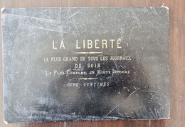 Calendrier Perpétuel Publicitaire (Journal LA LIBERTE 1900) - Tamaño Grande : 1901-20