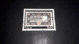 03AL11 REPUBBLICA ITALIANA 1993 CENTENARIO FONDAZIONE DELLA BANCA D'ITALIA "O" - 1991-00: Afgestempeld