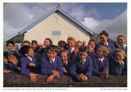 1 AK Irland / Ireland * Schulkinder In Loch And Luir Im County Donegal * - Donegal