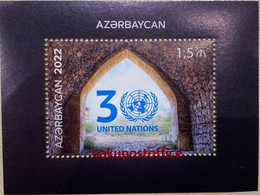 Azerbaijan Stamps 2022 30th Anniversary Of United Nations - Azerbaiján