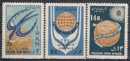 IRAN 1153-1155,unused - ACF - Aktion Gegen Den Hunger