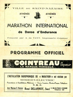 SAINT-NAZAIRE Athénée  Publicité Pour Le Marathon De La Danse D'endurance  Vers 1935 Rare - Publicidad