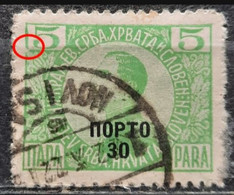 ALEXANDER-REGENT-PORTO - OVERPRINT 30 P ON 5 P-ERROR-SHS-YUGOSLAVIA-1921 - Geschnittene, Druckproben Und Abarten