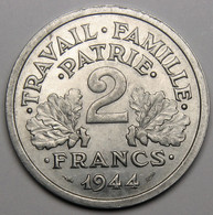 2 Francs Francisque, 1944, Aluminium - Etat Français - 2 Francs