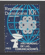 DOMINICAN REPUBLIC WORLD COMMUNICATIONS YEAR Sc C383 MNH 1983 - Dominicaanse Republiek