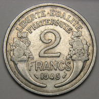 2 Francs Morlon, 1945, Aluminium - Gouvernement Provisoire - 2 Francs