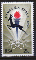 South Africa 1969 Single Stamp From The Set Issued To Celebrate The South African Games In Unmounted Mint. - Nuevos