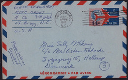 USA 1963 11c AirMail Aerogramme - USED @D2719 - 1961-80