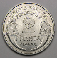 RARE En SPL++ ! 2 Francs Morlon, 1958,  Aluminium - IV° République - 2 Francs