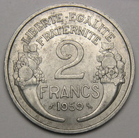 2 Francs Morlon, 1959,  Aluminium - IV° République - 2 Francs