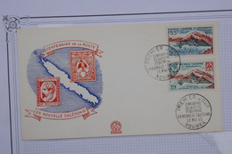 T24  NOUVELLE CALEDONIE  BELLE LETTRE FDC  1960 CENTENAIRE POSTE + AFFRANCH. PLAISANT - Brieven En Documenten