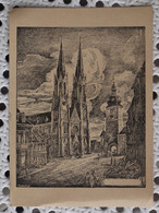 SARRALBE LA CATHEDRALE EN 1940 - Sarralbe