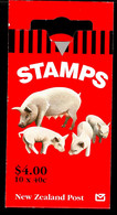 1995 Farmyard Animals Michel NZ 1455-1464MH Stamp Number NZ 1292a Yvert Et Tellier NZ C1385 Xx MNH - Booklets