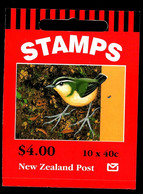 1996 Birds Michel NZ 1564 Stamp Number NZ 1399 Yvert Et Tellier NZ 1495 Booklet Xx MNH - Carnets