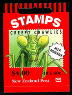 1997 Insekten  Michel NZ 1628-1637MH Stamp Number NZ 1468a Yvert Et Tellier NZ C1561 Booklet Xx MNH - Booklets