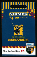 1999 U-Bix Rugby Michel NZ 1776 - 1777 Stamp Number NZ 1595Yvert Et Tellier NZ 1705 Booklet Xx MNH - Booklets