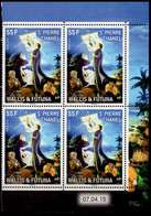 Wallis & Futuna 2015 - Saint Pierre Chanel - Bloc De 4 Avec Coin Daté Neufs - Neufs