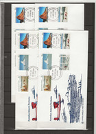 1984 FDC Australian Antarctic Territory (4 Different Stations) - FDC
