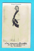 Image Savons Biette Nantes Beautés D'Europe 1931 Miss Europa - Savon Parfum - Autres & Non Classés