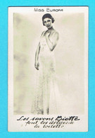 Image Savons Biette Nantes Beautés D'Europe 1931 Miss Europa - Savon Parfum - Autres & Non Classés