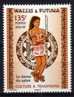 Wallis Et Futuna 2016 - Culture Et Traditions, La Danse Du Sabre - 1 Val Neuf // Mnh - Nuevos