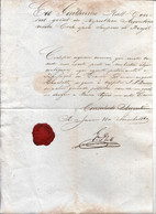 BRAZIL - 1840 ARGENTINA CONSUL In RIO De JANEIRO Gives BILL OF HEALTH -the Port Is Free Of Any Contagious Disease - Documentos Históricos