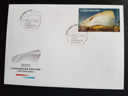 Luxembourg 2021 Dubai World Expo 2020 Pavilion Design Architect METAFORM 1v FDC PJ - Unused Stamps