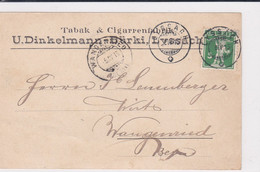 Lyssach, Dinkelmann - Bürki, Tabak Und Cigarrenfabrik, Zahlungsbestätigung 1915 - Suisse