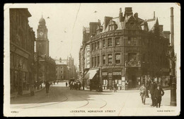 Leicester Horsefair Street 1910 Nombreux Plis Many Folds - Leicester