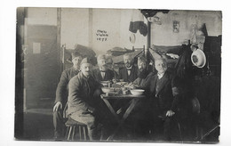 CPA Militaria Carte Photo - Soldats  Prisonniers De Guerre Camp De Zossen Brandebourg Dos Sans Texte - War 1914-18